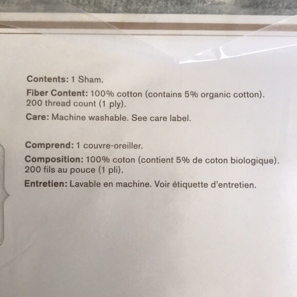 Pottery Barn Pearson Snowflake Standard Pillow Sham - Picture 5 of 6